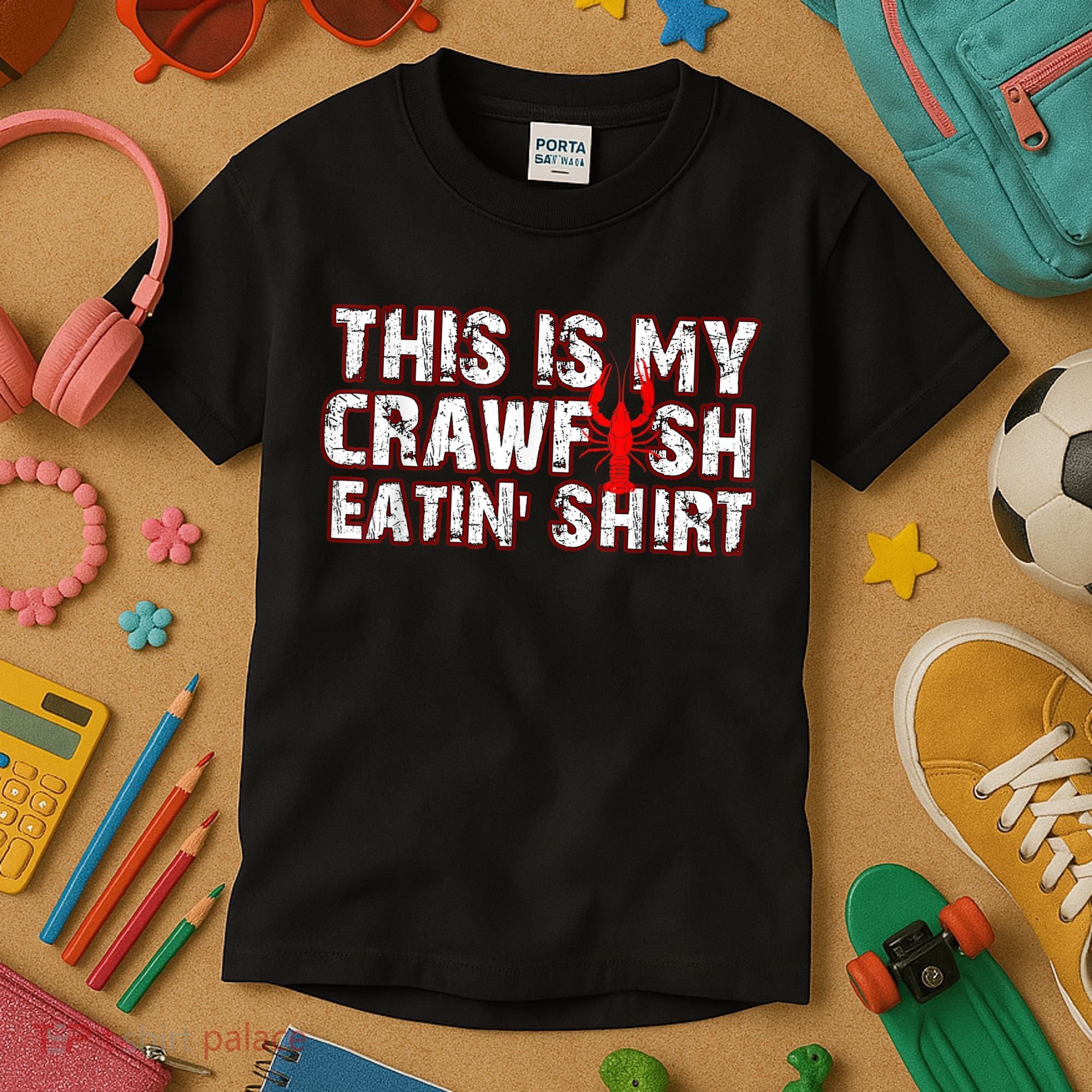 This Is My Crawfish Eating New Orleans Mardi Gras Kids T-Shirt