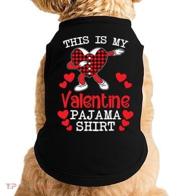 This Is My Valentine Pajama Great Gift Valentines Day Cool Plaid Cool Gift Doggie Tank