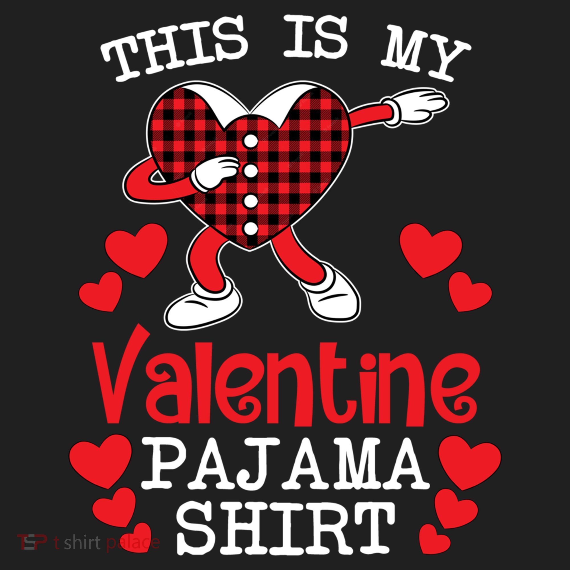 This Is My Valentine Pajama Great Gift Valentines Day Cool Plaid Cool Gift Beanie