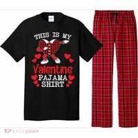 This Is My Valentine Pajama Great Gift Valentines Day Cool Plaid Cool Gift Pajama Set thumb 0