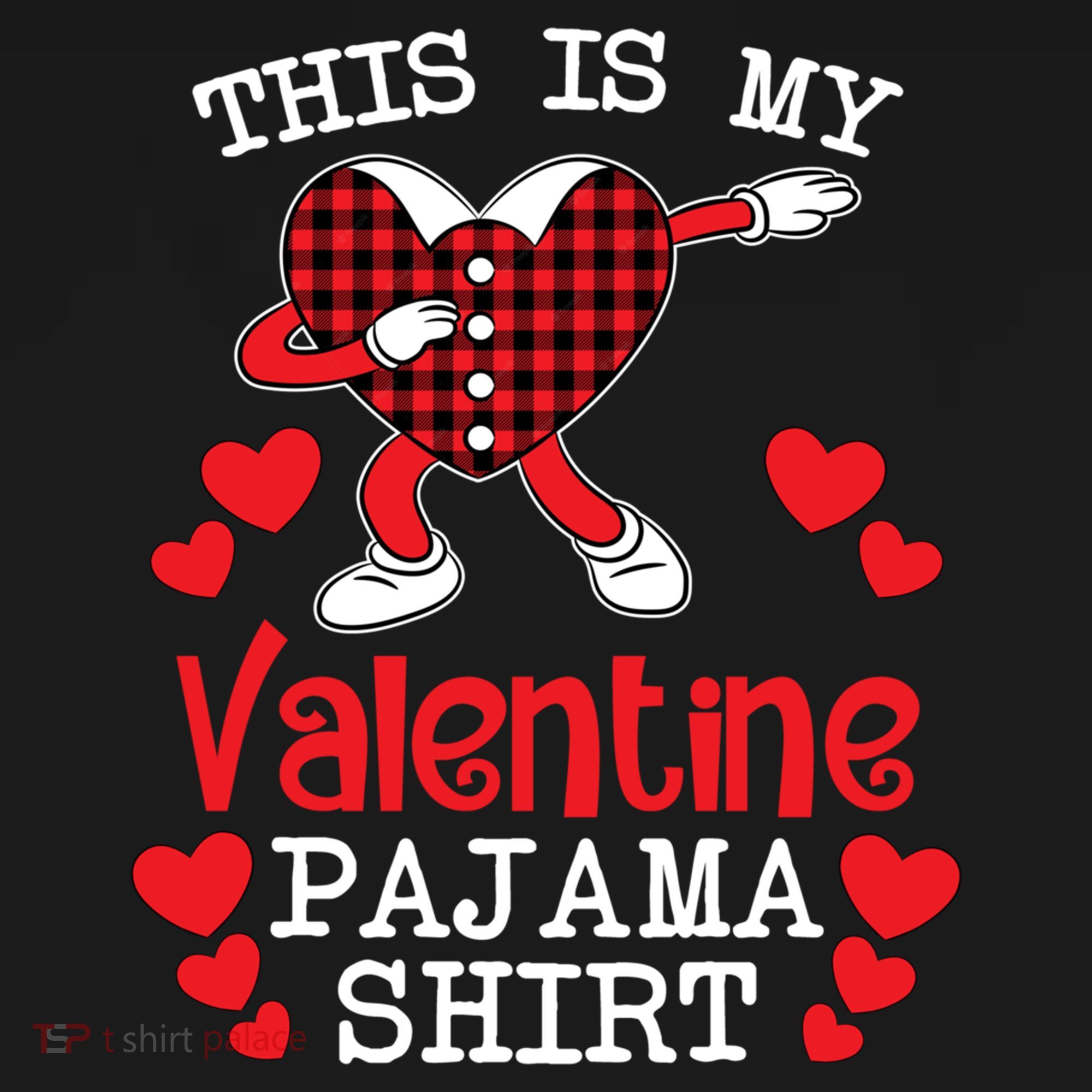 This Is My Valentine Pajama Great Gift Valentines Day Cool Plaid Cool Gift Ornament