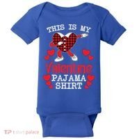This Is My Valentine Pajama Great Gift Valentines Day Cool Plaid Cool Gift Baby Bodysuit thumb 0