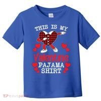 This Is My Valentine Pajama Great Gift Valentines Day Cool Plaid Cool Gift Toddler T-Shirt thumb 0