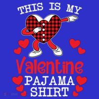 This Is My Valentine Pajama Great Gift Valentines Day Cool Plaid Cool Gift Kids Sweatshirt thumb 2