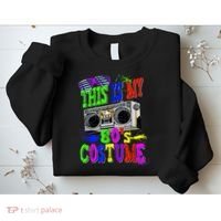 This Is My 80s Costume 80s Party Sweatshirt thumb 2