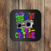 This Is My 80s Costume 80s Party Coaster thumb 0