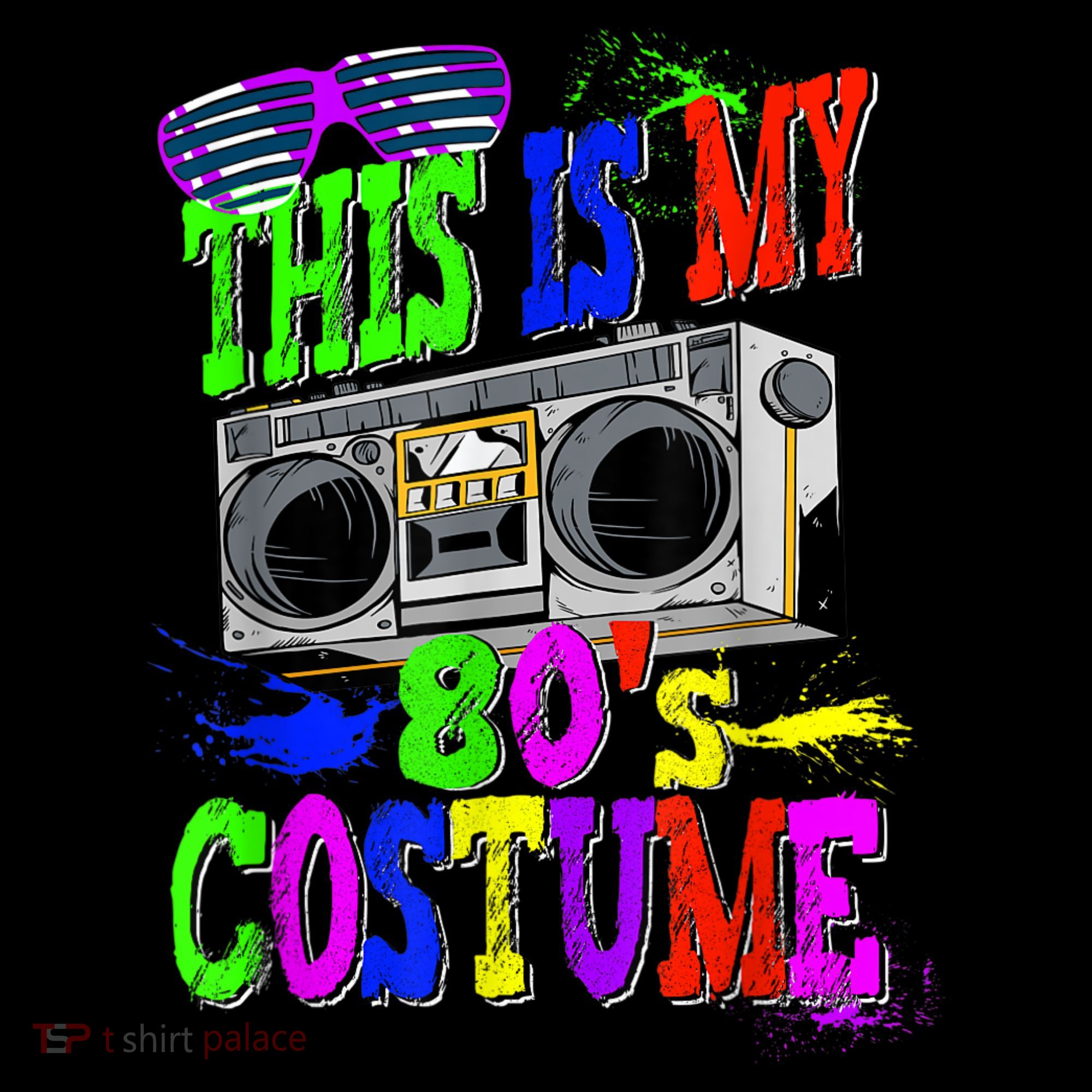 This Is My 80s Costume 80s Party Coaster