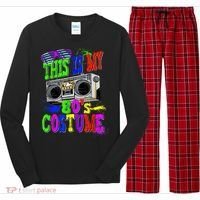 This Is My 80s Costume 80s Party Long Sleeve Pajama Set thumb 0