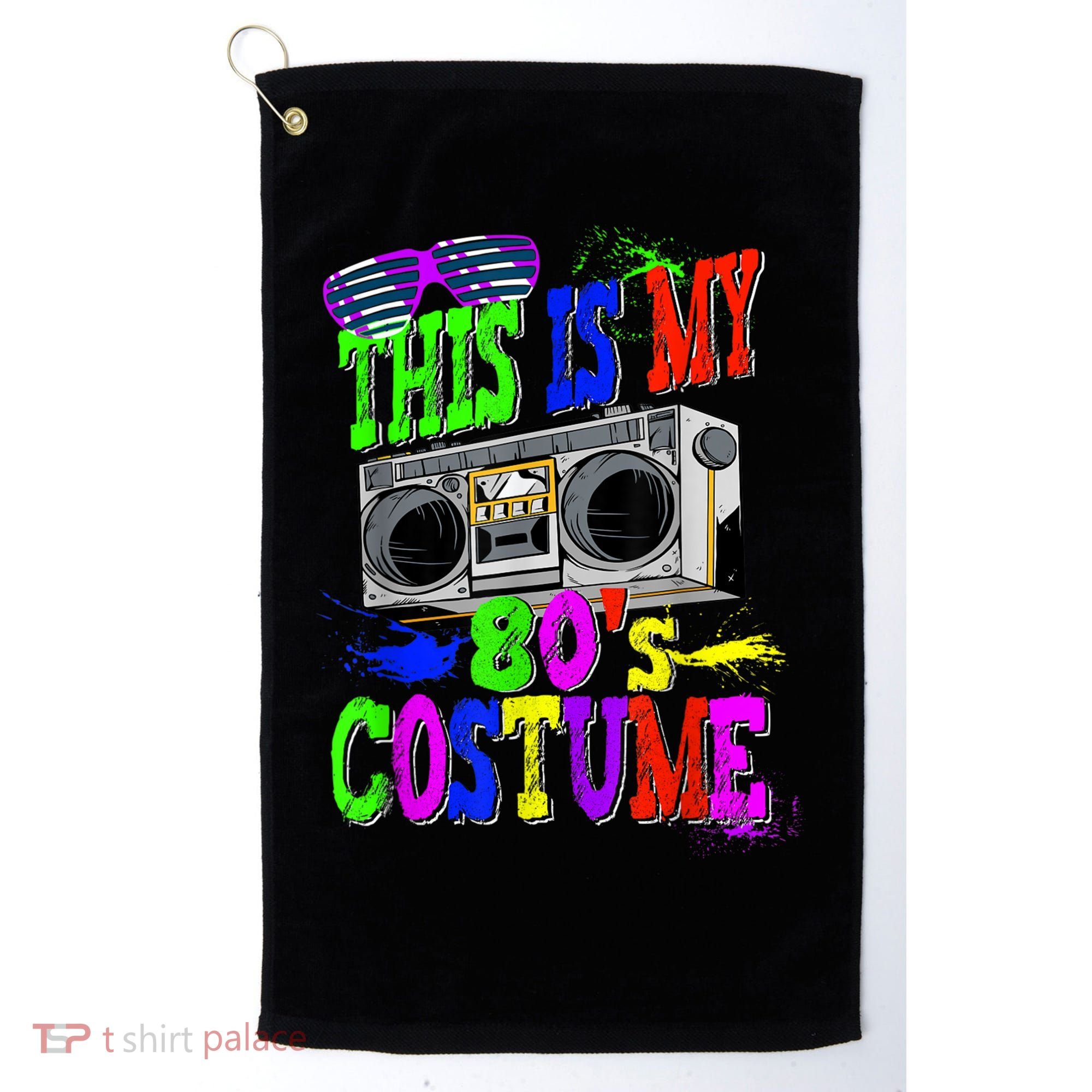This Is My 80s Costume 80s Party Golf Towel