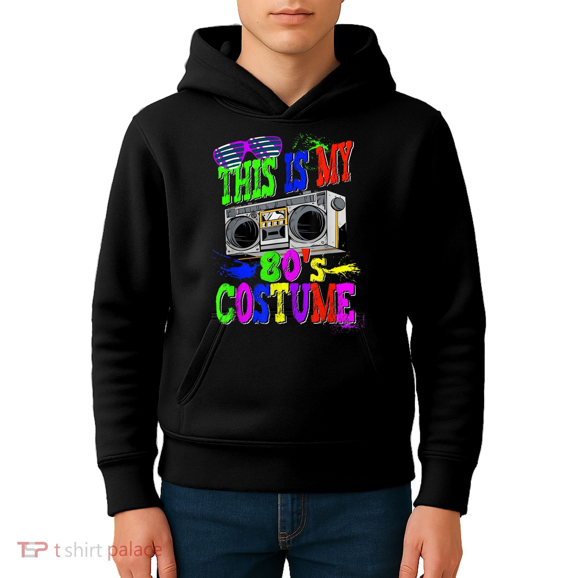 This Is My 80s Costume 80s Party Kids Hoodie