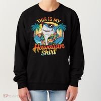This Is My Hawaiian Tropical Luau Costume Party Hawaii Women's Sweatshirt thumb 0