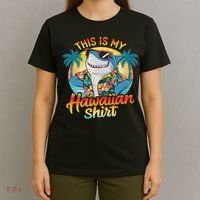 This Is My Hawaiian Tropical Luau Costume Party Hawaii T-Shirt thumb 4