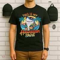This Is My Hawaiian Tropical Luau Costume Party Hawaii T-Shirt thumb 6