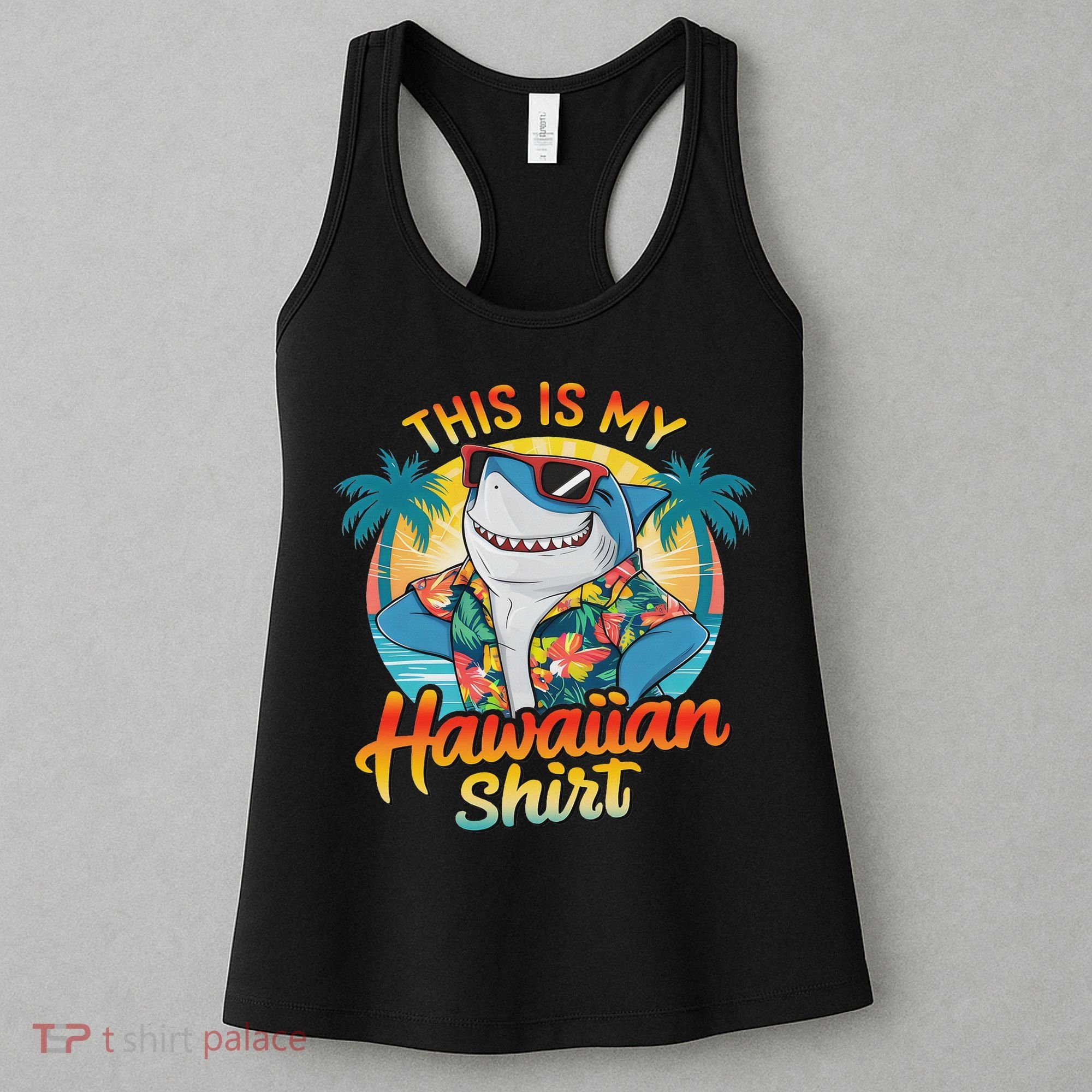 This Is My Hawaiian Tropical Luau Costume Party Hawaii Women's Tank Top