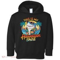 This Is My Hawaiian Tropical Luau Costume Party Hawaii Toddler Hoodie thumb 0