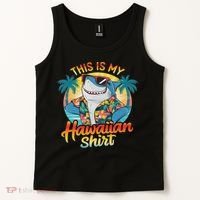 This Is My Hawaiian Tropical Luau Costume Party Hawaii Tank Top thumb 2