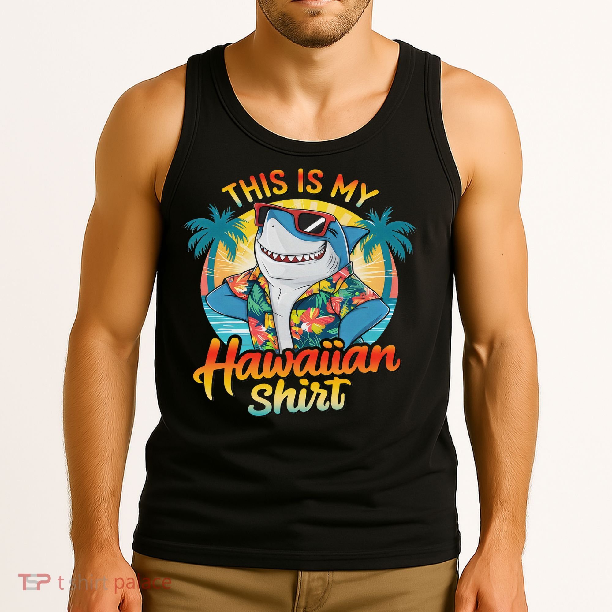 This Is My Hawaiian Tropical Luau Costume Party Hawaii Tank Top