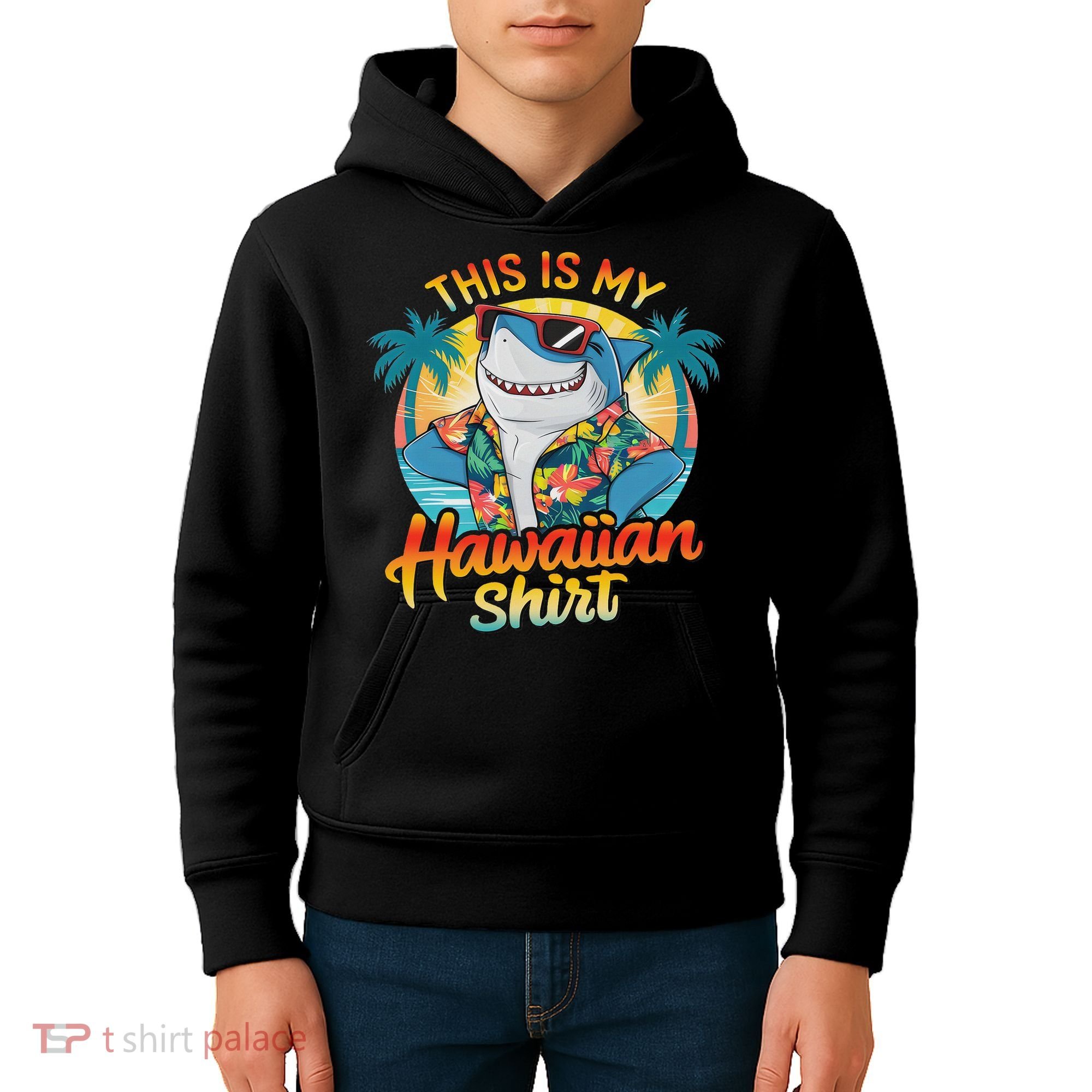 This Is My Hawaiian Tropical Luau Costume Party Hawaii Kids Hoodie