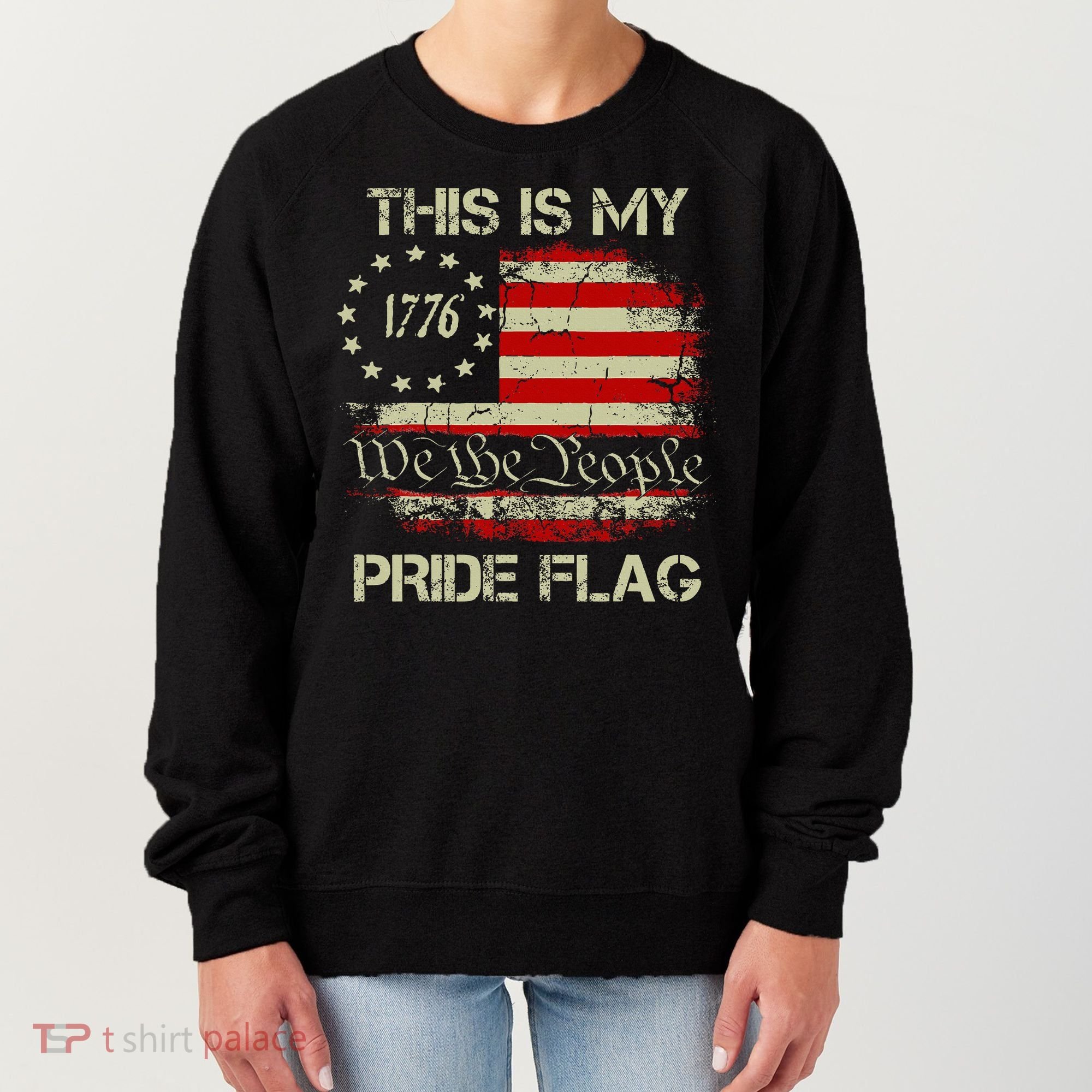 This Is My Pride Flag Usa American Women's Sweatshirt