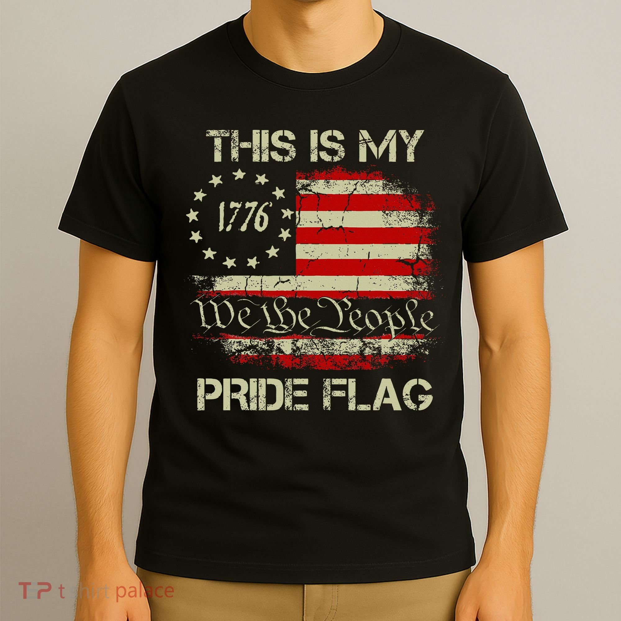 This Is My Pride Flag Usa American T-Shirt
