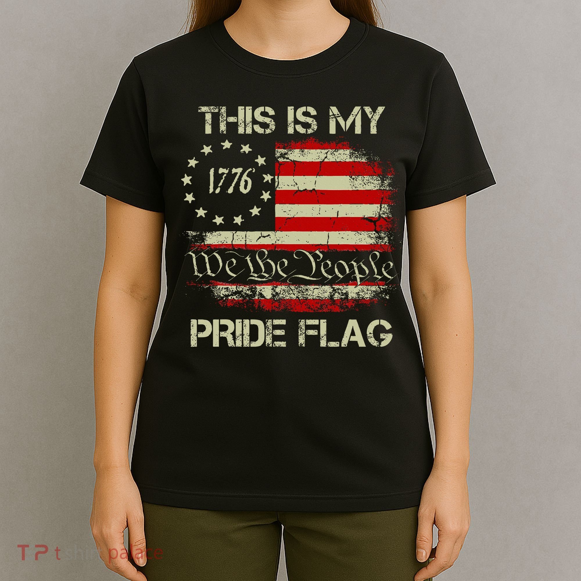This Is My Pride Flag Usa American T-Shirt