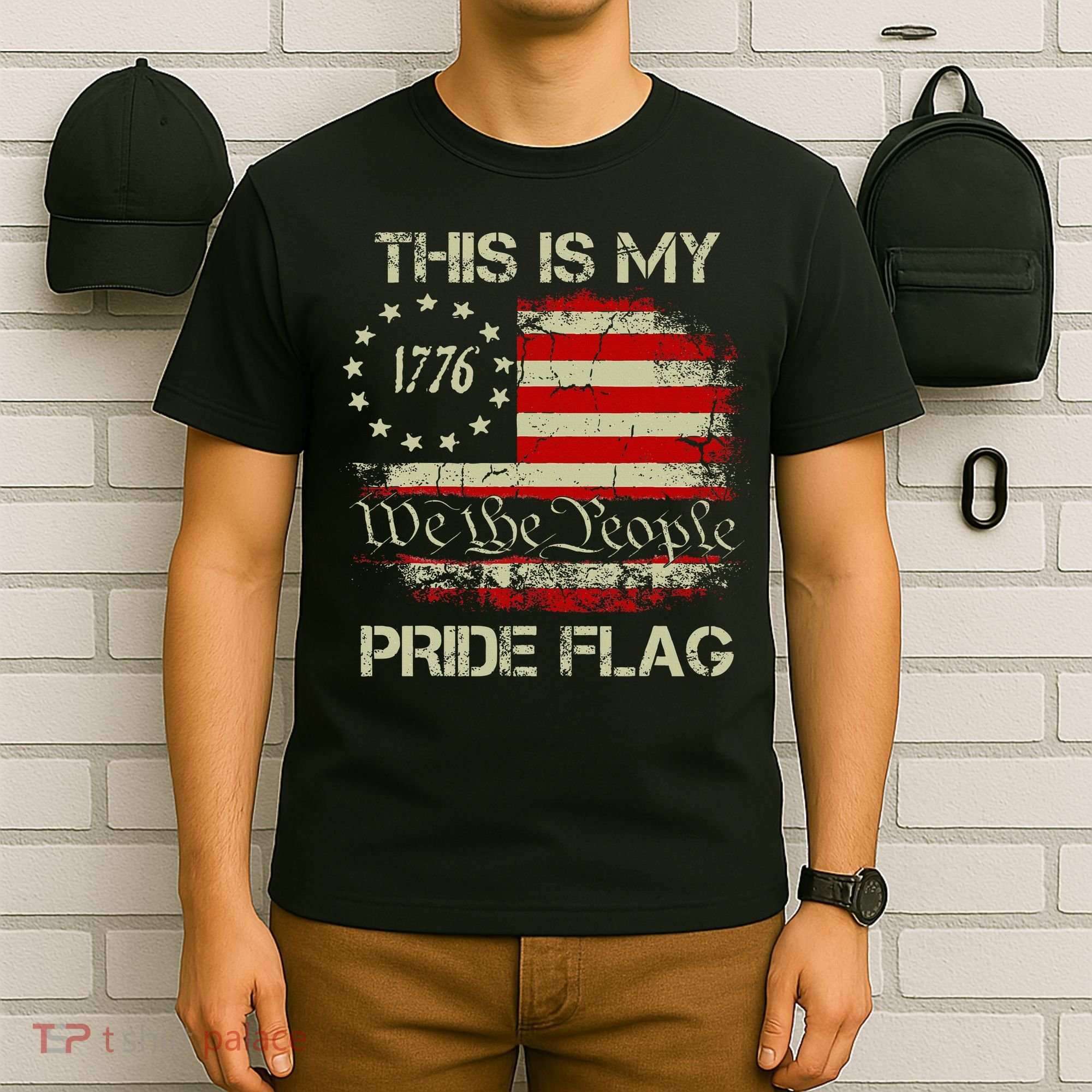 This Is My Pride Flag Usa American T-Shirt