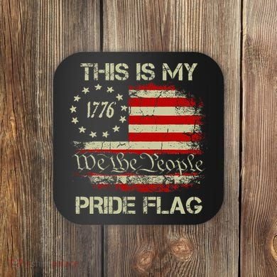 This Is My Pride Flag Usa American Coaster