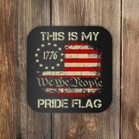 This Is My Pride Flag Usa American Coaster thumb 0