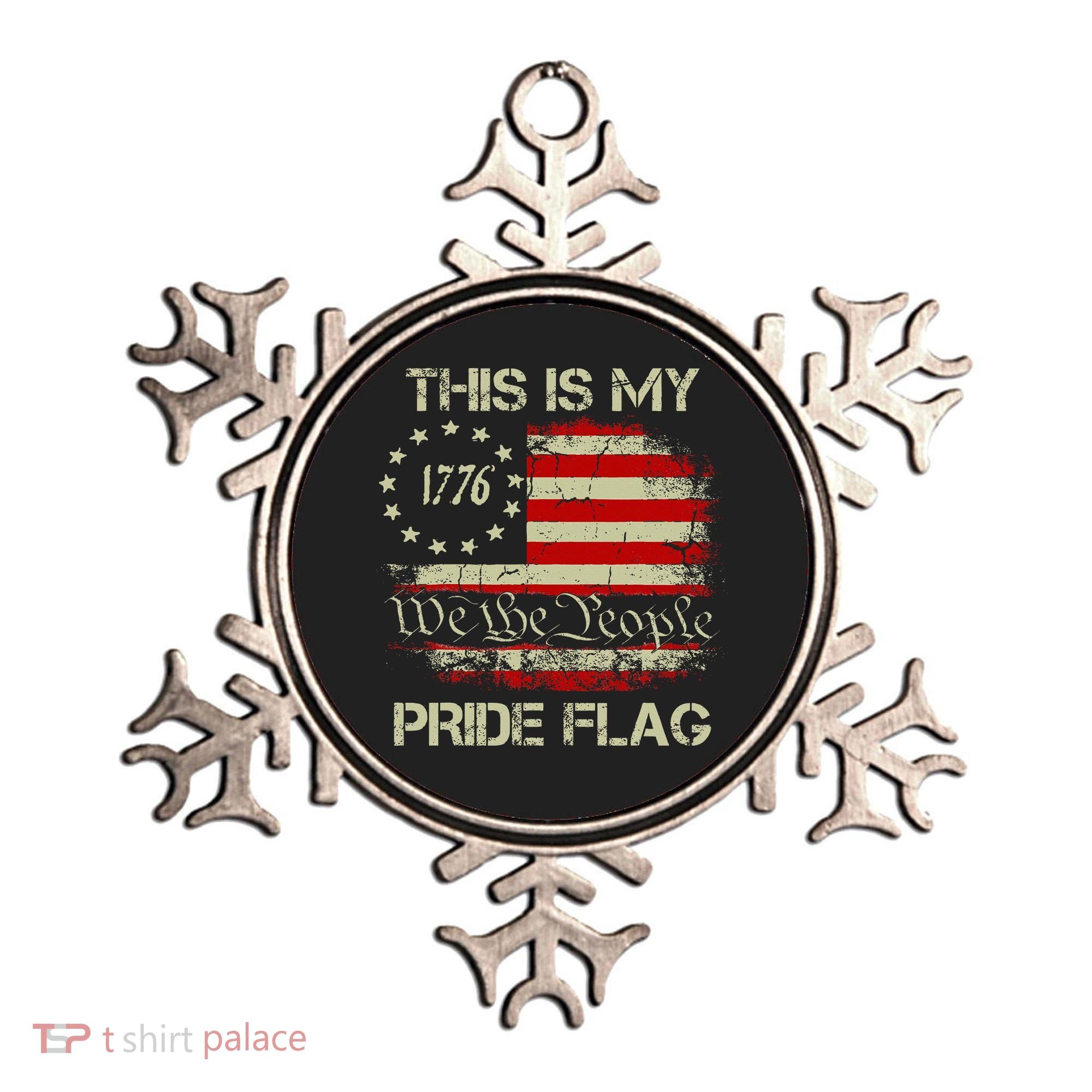 This Is My Pride Flag Usa American Ornament
