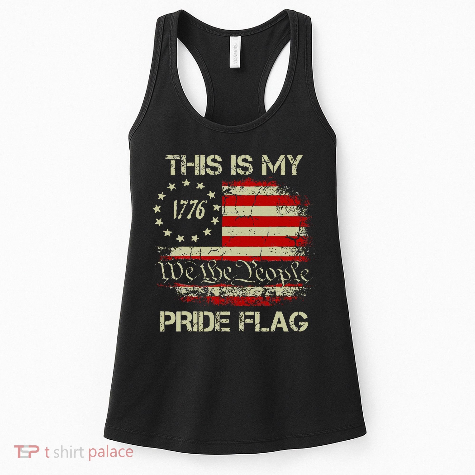 This Is My Pride Flag Usa American Women's Tank Top