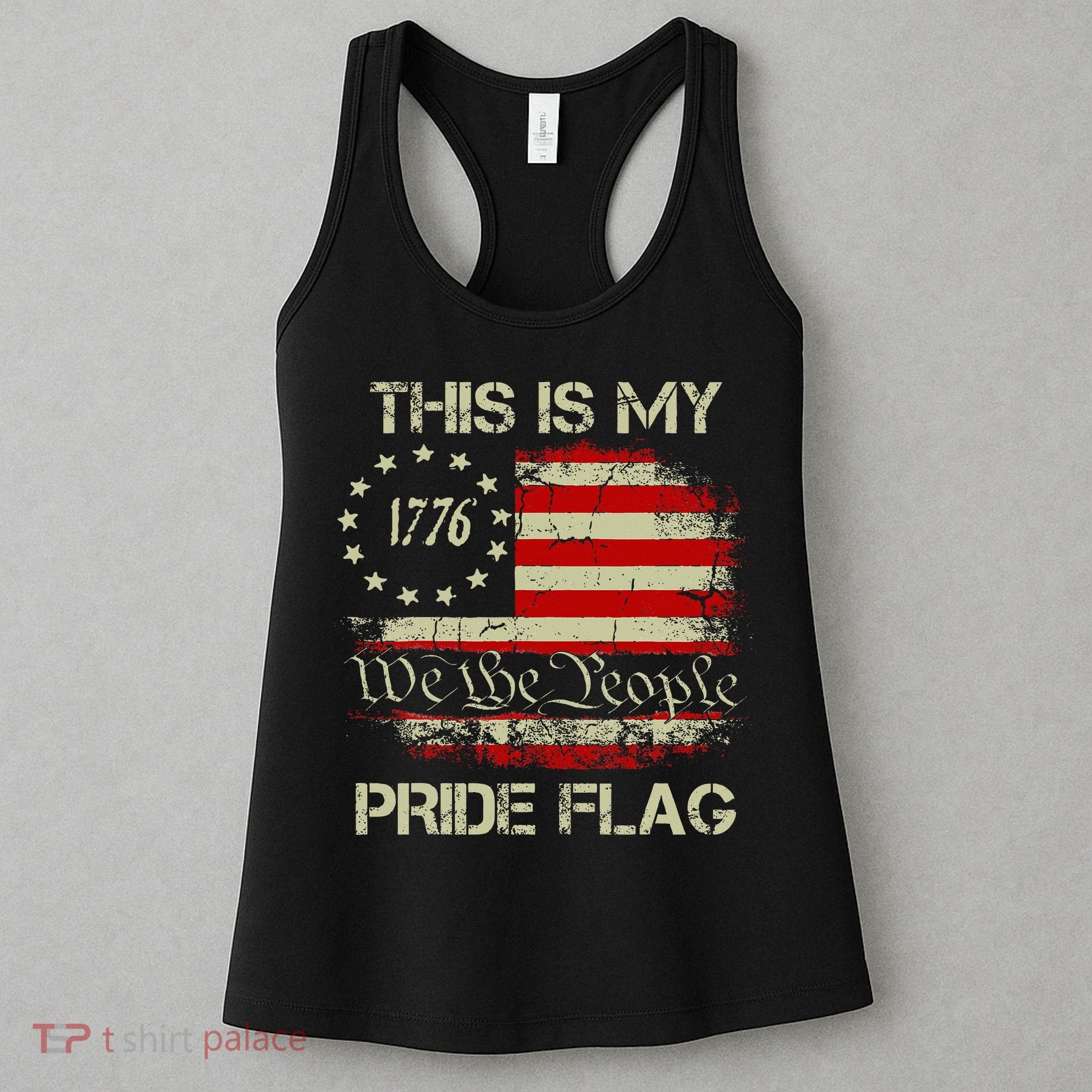 This Is My Pride Flag Usa American Women's Tank Top