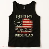 This Is My Pride Flag Usa American Tank Top thumb 2