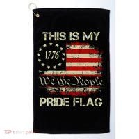 This Is My Pride Flag Usa American Golf Towel thumb 0