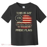 This Is My Pride Flag Usa American Toddler T-Shirt thumb 0