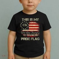 This Is My Pride Flag Usa American Toddler T-Shirt thumb 2