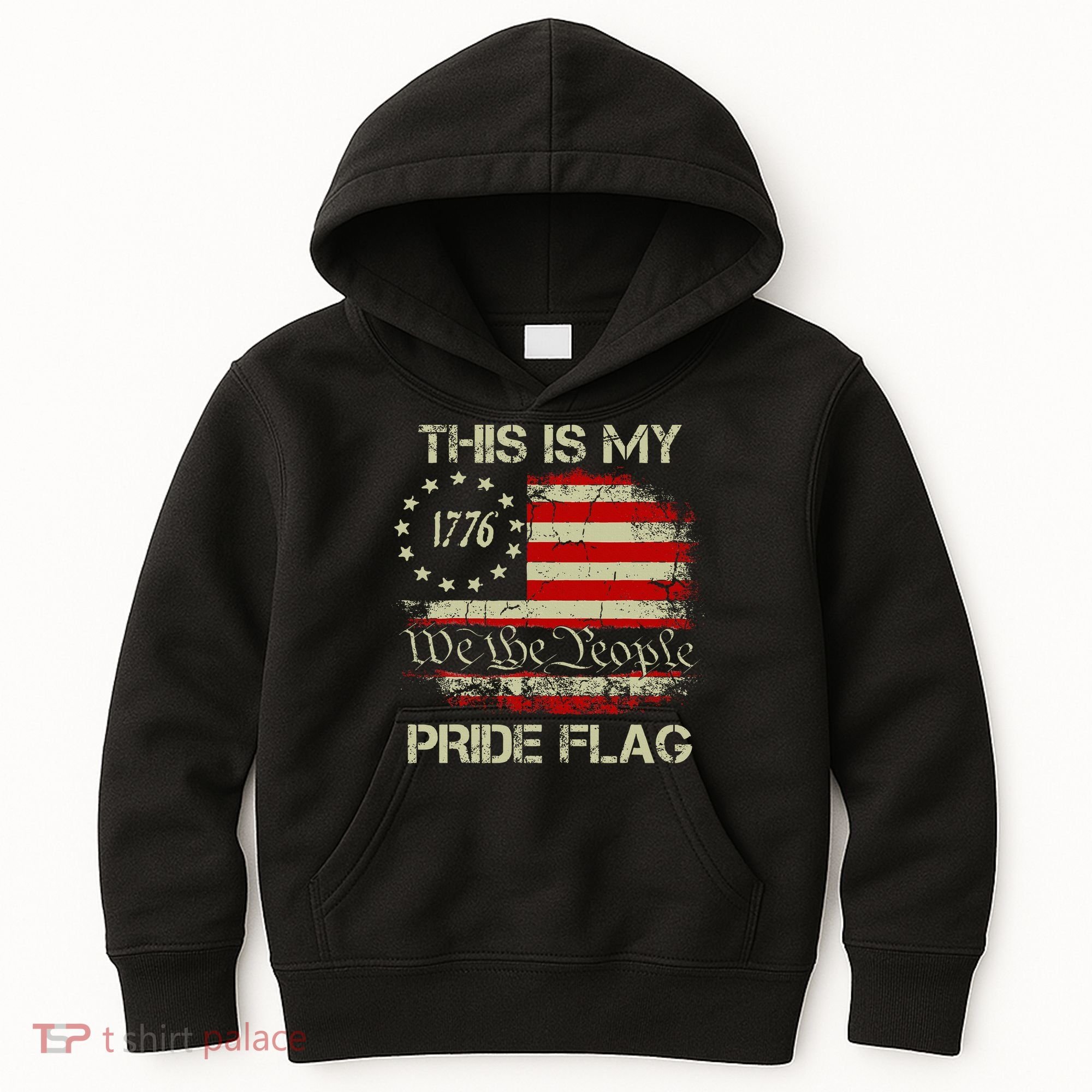 This Is My Pride Flag Usa American Kids Hoodie