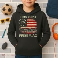 This Is My Pride Flag Usa American Kids Hoodie thumb 2