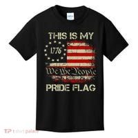 This Is My Pride Flag Usa American Kids T-Shirt thumb 0