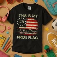This Is My Pride Flag Usa American Kids T-Shirt thumb 3