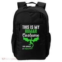This Is My Human Costume Im Really A Dragon Halloween Backpack thumb 0