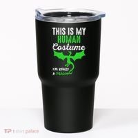 This Is My Human Costume Im Really A Dragon Halloween Tumbler thumb 0