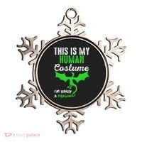 This Is My Human Costume Im Really A Dragon Halloween Ornament thumb 0