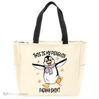 This Is My Penguin Pajama Penguin Lover Tote Bag thumb 0