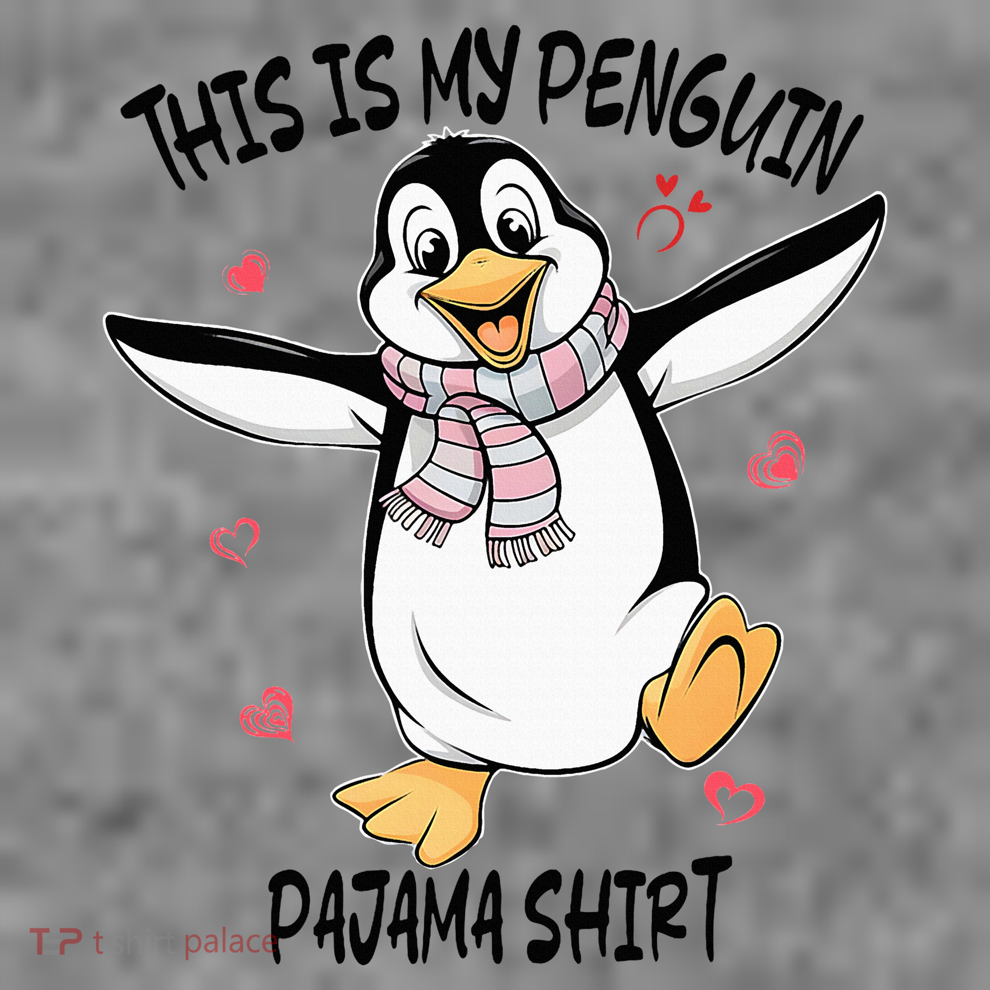 This Is My Penguin Pajama Penguin Lover Toddler Hoodie
