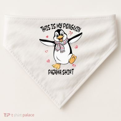 This Is My Penguin Pajama Penguin Lover USA-Made Doggie Bandana