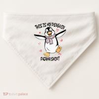 This Is My Penguin Pajama Penguin Lover USA-Made Doggie Bandana thumb 0