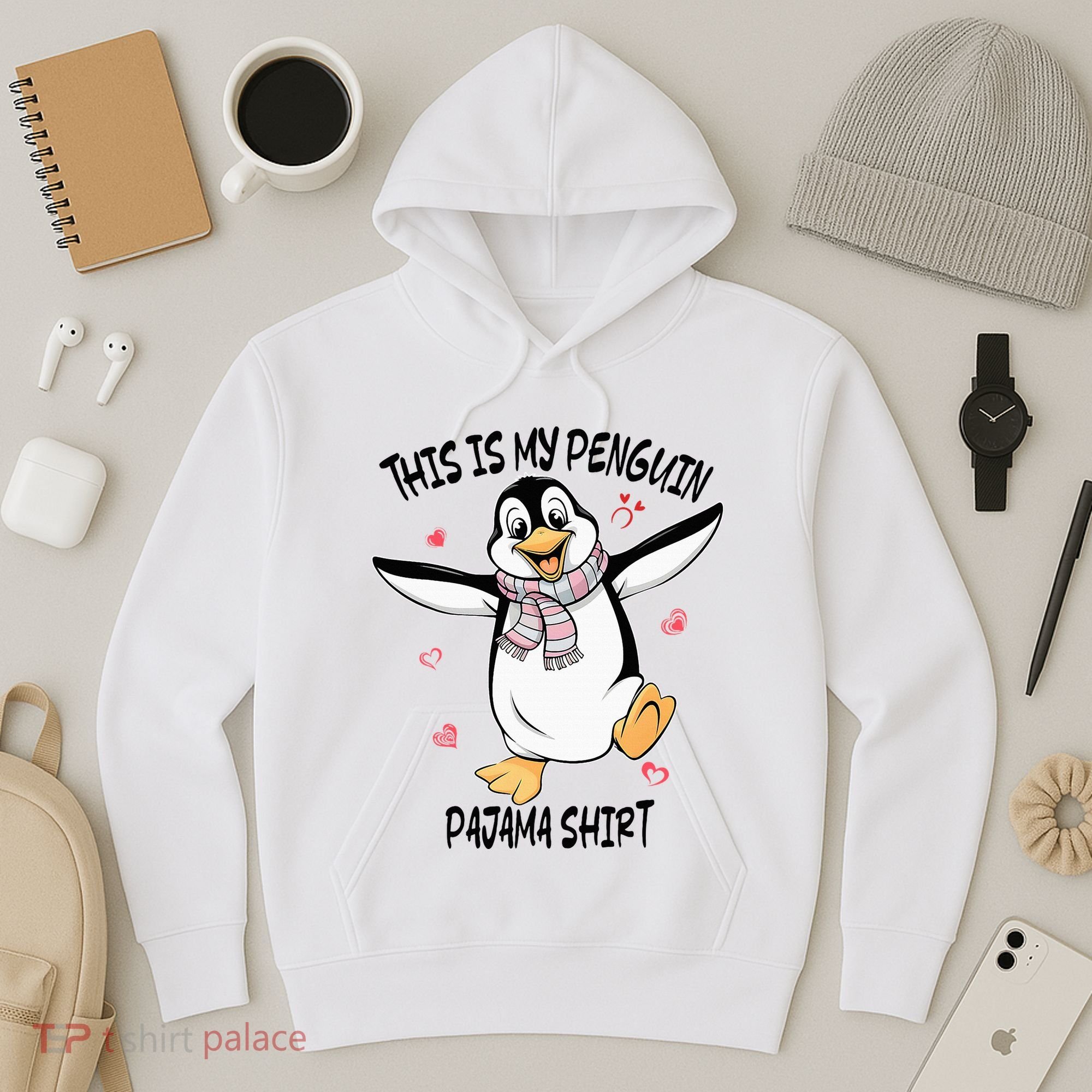 This Is My Penguin Pajama Penguin Lover Hoodie