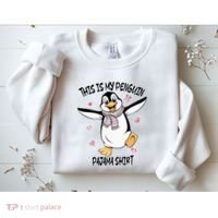 This Is My Penguin Pajama Penguin Lover Sweatshirt thumb 2