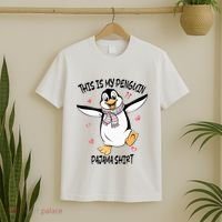 This Is My Penguin Pajama Penguin Lover T-Shirt thumb 2