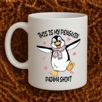This Is My Penguin Pajama Penguin Lover Coffee Mug thumb 2